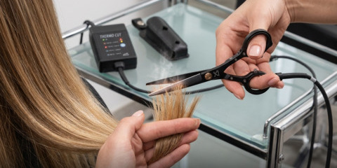 Стрижка «горячие ножницы»