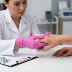 Дерматит, сухость кистей рук